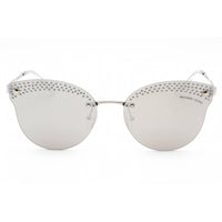 Michael Kors Women's Sunglasses - Silver Metal Rimless Cat Eye Frame | 0MK1130B 10156G ,