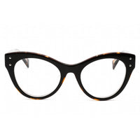 Missoni Men's Eyeglasses - Clear Demo Lens Black Havana Cat Eye | MIS 0065 0WR7 00 ,