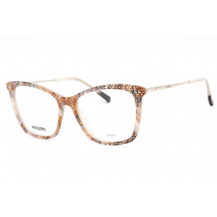 Missoni Women's Eyeglasses - Beige Pattern Cat Eye Plastic Frame | MIS 0108 0Z9K 00 ,