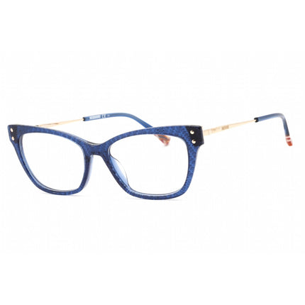 Missoni Women's Eyeglasses - Clear Demo Lens Blue Rectangular Frame | MIS 0045 0PJP 00 ,