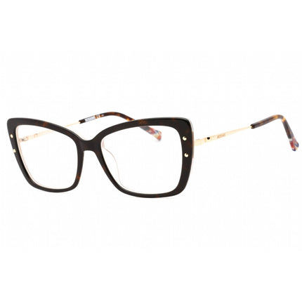 Missoni Women's Eyeglasses - Clear Demo Lens Havana Cat Eye Frame | MIS 0028 0086 00 ,