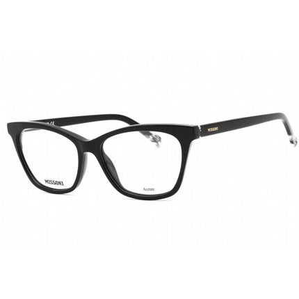 Missoni Women's Eyeglasses - Clear Lens Black Cat Eye Shape Frame | MIS 0101 0807 00 ,