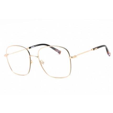 Missoni Women's Eyeglasses - Clear Lens Black Gold Metal Frame | MIS 0017 02M2 00 ,