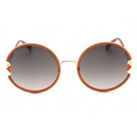Missoni Women's Sunglasses - Brown Sf Lens Gold Brown Round Frame | MIS 0074/S 001Q HA ,