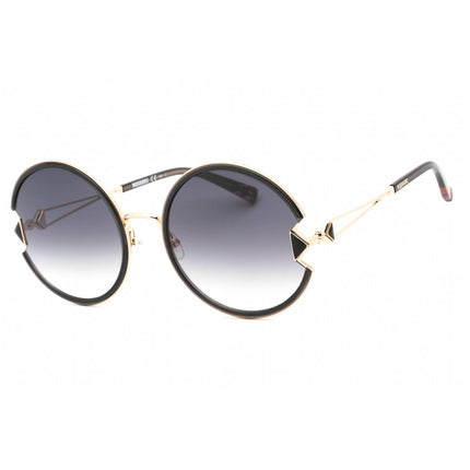 Missoni Women's Sunglasses - Dark Grey Sf Lens Gold Black Frame | MIS 0074/S 0RHL 9O ,