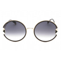 Missoni Women's Sunglasses - Dark Grey Sf Lens Gold Black Frame | MIS 0074/S 0RHL 9O ,