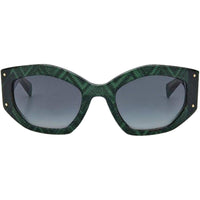 Missoni Women's Sunglasses - Green Pattern Frame Grey Shaded Lens | MIS 0001/S 06HO ,