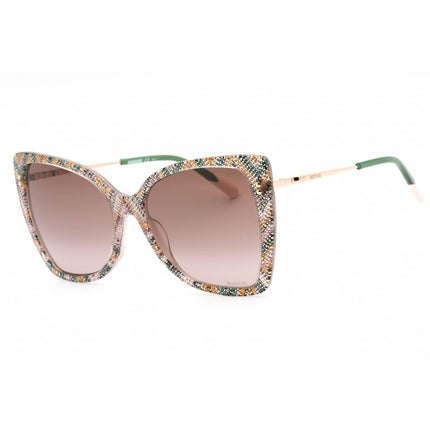 Missoni Women's Sunglasses - Pattern Pink Green Cat Eye Frame | MIS 0083/S 0038 HA ,