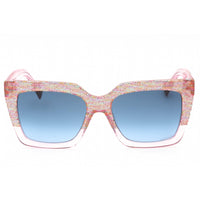 Missoni Women's Sunglasses - Pink Pattern Multicolor Square Frame | MIS 0147/S 0QQ7 08 ,