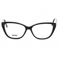 Moschino Women's Eyeglasses - Clear Demo Lens Black Cat Eye Frame | MOS583 0807 00 ,