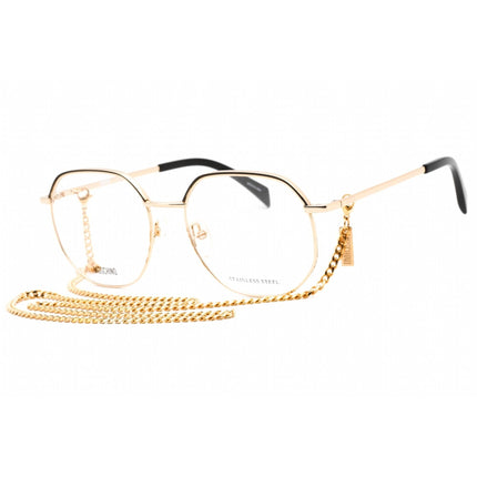 Moschino Women's Eyeglasses - Rose Gold Full Rim Geometric Frame | MOS542 0000 00 ,