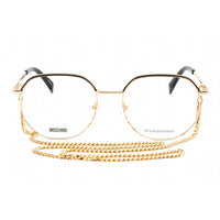Moschino Women's Eyeglasses - Rose Gold Full Rim Geometric Frame | MOS542 0000 00 ,