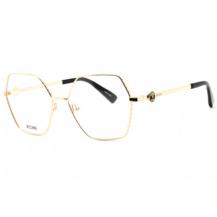 Moschino Women's Eyeglasses - Rose Gold Geometric Full Rim Frame | MOS593 0000 00 ,