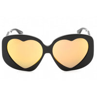 Moschino Women's Sunglasses - Black Plastic Full Rim Oversized | MOS152/S 0807 CU ,