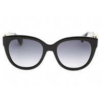 Moschino Women's Sunglasses - Black Plastic Full Rim Square Frame | MOS143/S 0807 9O ,