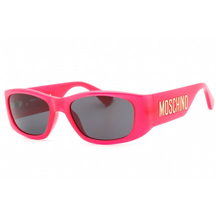 Moschino Women's Sunglasses - Fuchsia Plastic Rectangular Frame | MOS145/S 0MU1 IR ,