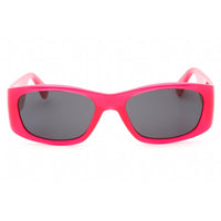 Moschino Women's Sunglasses - Fuchsia Plastic Rectangular Frame | MOS145/S 0MU1 IR ,