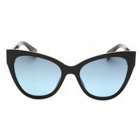 Moschino Women's Sunglasses - Grey Shaded Blue Lens Cat Eye Frame | MOS056/S 0807 GB ,