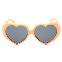 Moschino Women's Sunglasses - Orange Plastic Full Rim Cat Eye Frame | MOS128/S 0L7Q IR ,