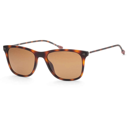 Nautica Unisex Sunglasses - Amber Horn Plastic Frame Blue Polarized Lens | N6244S 260 ,
