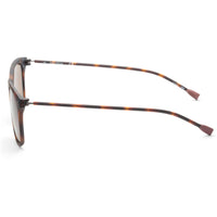 Nautica Unisex Sunglasses - Amber Horn Plastic Frame Blue Polarized Lens | N6244S 260 ,