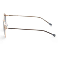 Nautica Unisex Sunglasses - Black Metal Full Rim Round Frame Grey Lens | N5141S 5 ,