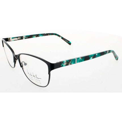 Nicole Miller Women's Eyeglasses - Columbus Black Titanium Frame | NMCOLUMBUS C04 ,