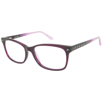 Nicole Miller Women's Eyeglasses - Jaida Mulberry Rectangular Frame | NMJAIDA C03 ,