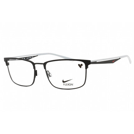 Nike Men's Eyeglasses - Satin Black/Wolf Grey Metal Rectangular Frame | NIKE 4314 002 ,