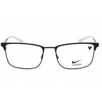 Nike Men's Eyeglasses - Satin Black/Wolf Grey Metal Rectangular Frame | NIKE 4314 002 ,