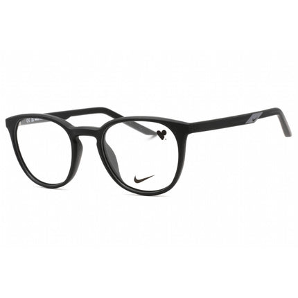 Nike Unisex Eyeglasses - Matte Black Plastic Full Rim Square Frame | NIKE 7260 001 ,