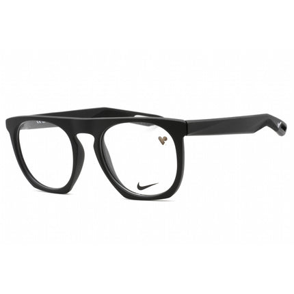 Nike Unisex Eyeglasses - Matte Black Plastic Full Rim Square Frame | NIKE 7305 001 ,