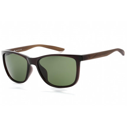 Nike Unisex Sunglasses - Brown Basalt Frame Green Lens | NIKE DAWN ASCENT DQ0802 228 ,