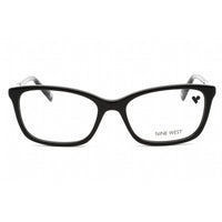 Nine West Women's Eyeglasses - Black Plastic Full Rim Rectangular Frame | NW5179 001 ,