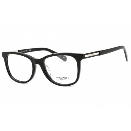 Nine West Women's Eyeglasses - Black Plastic Full Rim Rectangular Frame | NW5186 001 ,