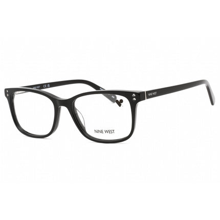 Nine West Women's Eyeglasses - Black Plastic Full Rim Rectangular Frame | NW5195 001 ,
