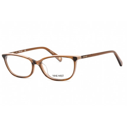 Nine West Women's Eyeglasses - Brown/Beige Plastic Cat Eye Frame | NW5161 210 ,
