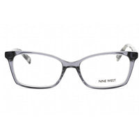 Nine West Women's Eyeglasses - Crystal Grey Plastic Rectangular Frame | NW5189 014 ,