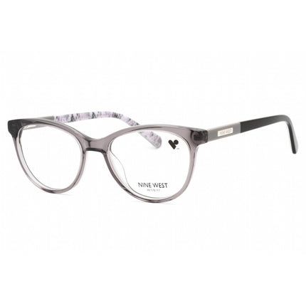 Nine West Women's Eyeglasses - Crystal Light Grey Cat Eye Acetate Frame | NW5209 014 ,