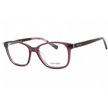 Nine West Women's Eyeglasses - Crystal Purple Plastic Cat Eye Frame | NW5200 500 ,