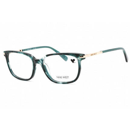 Nine West Women's Eyeglasses - Iridescent Emerald Tortoise Frame | NW5207 238 ,
