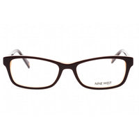 Nine West Women's Eyeglasses - Plum Laminate Plastic Rectangular Frame | NW5134 506 ,