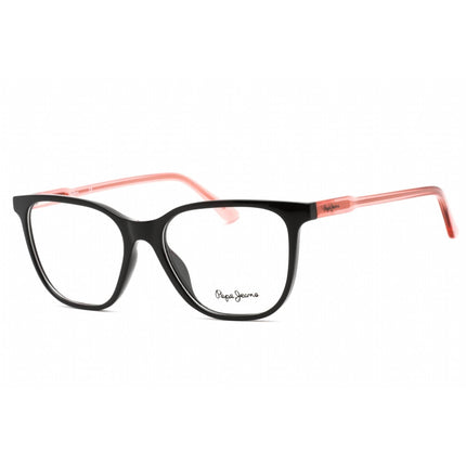 Pepe Jeans Women's Eyeglasses - Black Plastic Full Rim Rectangular Frame | PJ3448 C1 ,