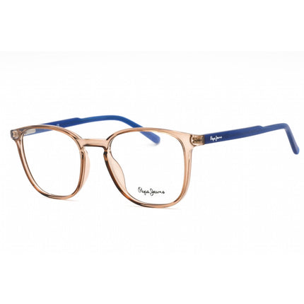 Pepe Jeans Women's Eyeglasses - Crystal Beige Plastic Rectangular Frame | PJ3447 C5 ,