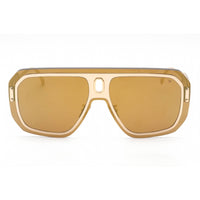 Philipp Plein Men's Sunglasses - Metal Frame Brown Mirror Gold Lens | SPP050 300G ,