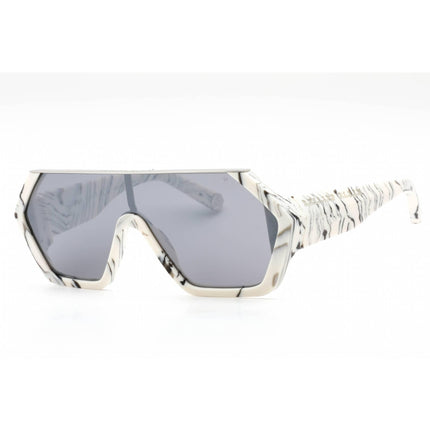 Philipp Plein Men's Sunglasses - Plastic Frame Smoke/Mirror Silver Lens | SPP047 9YLX ,