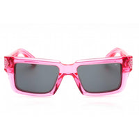 Philipp Plein Men's Sunglasses - Shiny Fuchsia Plastic Frame Grey Lens | SPP044M 03GB ,