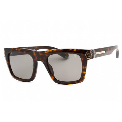 Philipp Plein Men's Sunglasses - Shiny Havana Plastic Frame Brown Lens | SPP043M 0722 ,