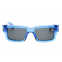 Philipp Plein Men's Sunglasses - Shiny Transparent Blue Frame Grey Lens | SPP044M 0AGQ ,