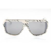Philipp Plein Women's Sunglasses - Marmorized Ivory Frame Grey Lens | SPP074 9YLX ,